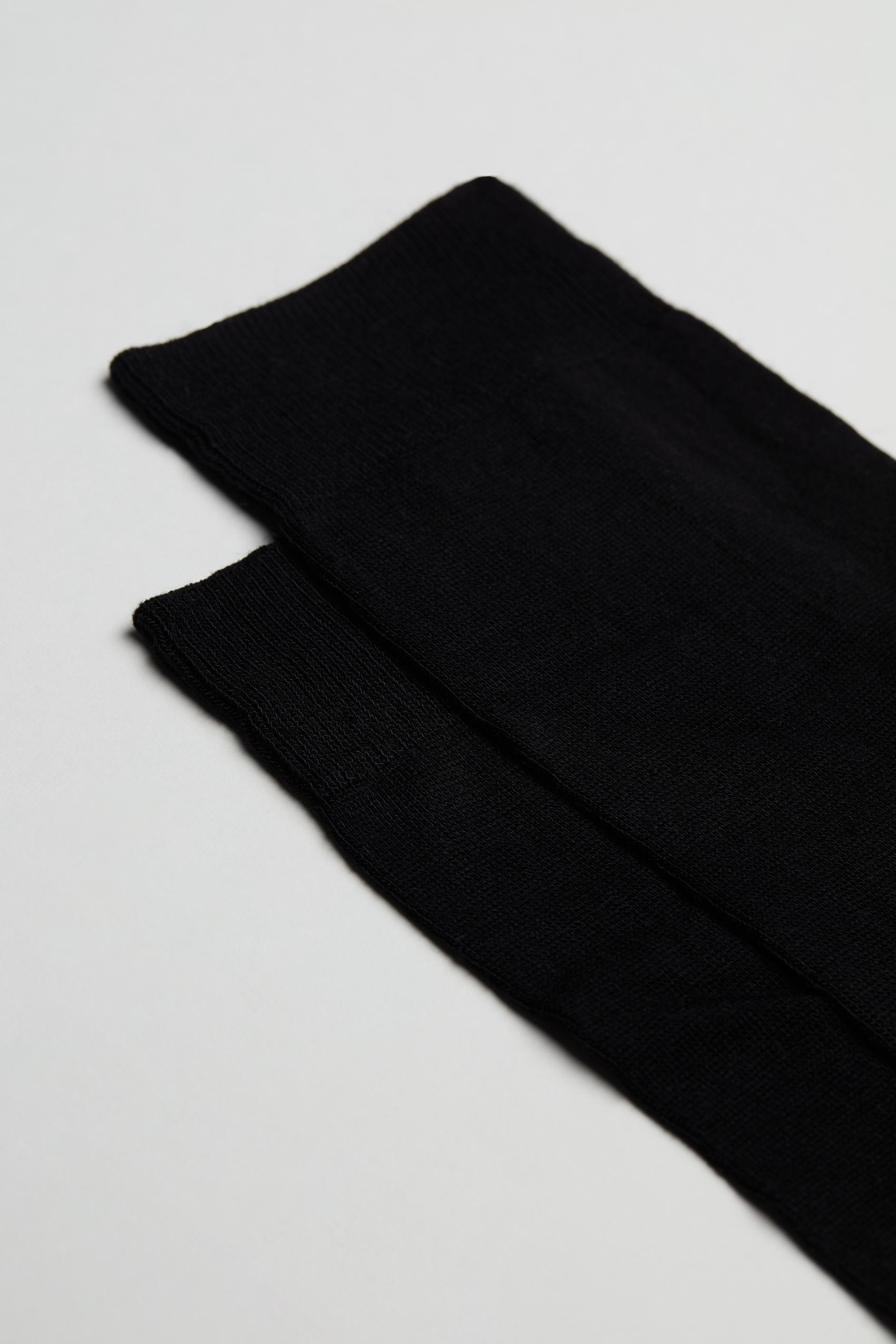 Black Cashmere Short Socks, , large image number 0