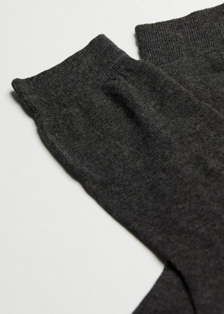 Calzedonia - Charcoal Grey Short Socks With Cashmere, Men