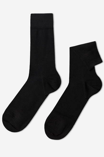 Calzedonia - Brown Short Warm Cotton Socks, Men