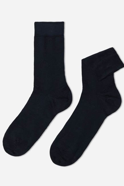 Calzedonia - Blue Short Warm Cotton Socks, Men