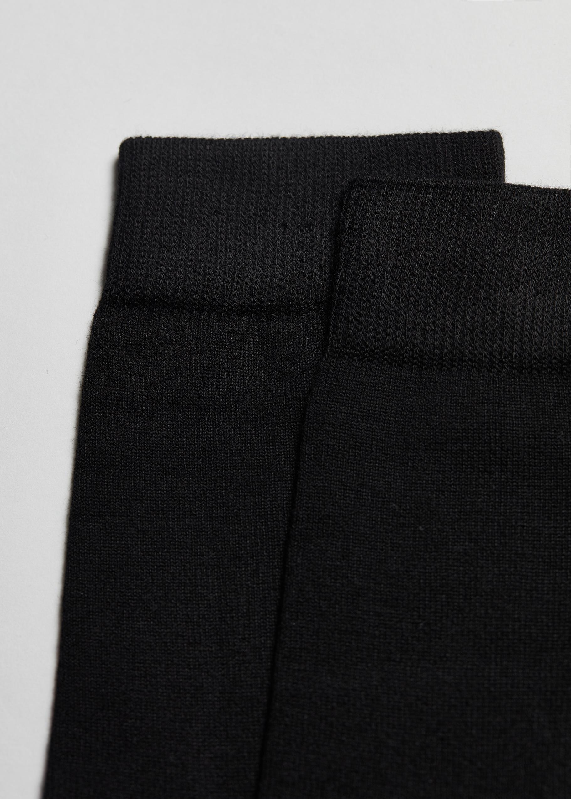 Black Short Warming Socks, , large image number 1