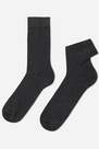 Calzedonia - Charcoal Grey Short Warm Cotton Socks, Men