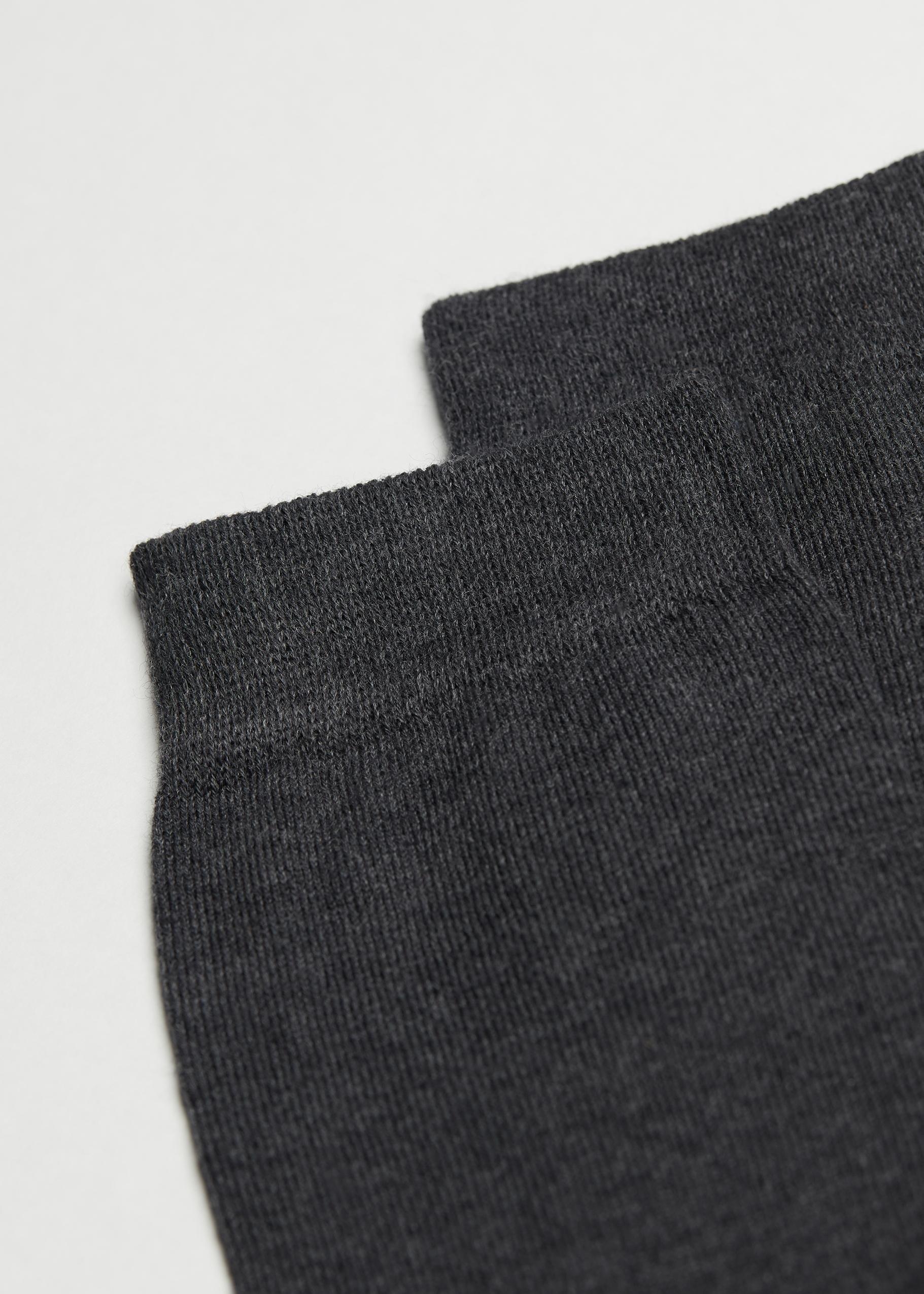 Grey Short Warming Socks, , large image number 1