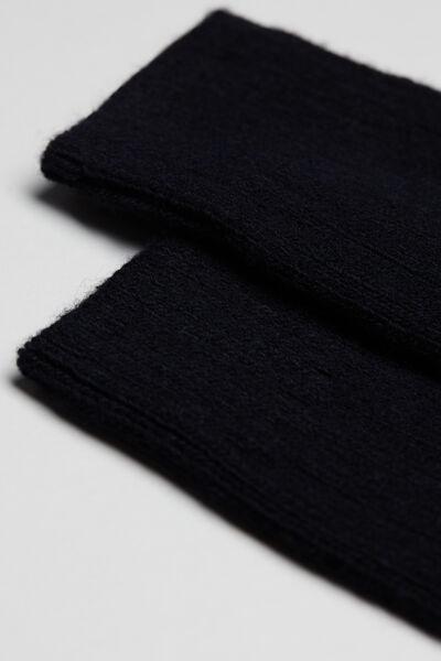 Blue Short Ribbed Socks, , large image number 2