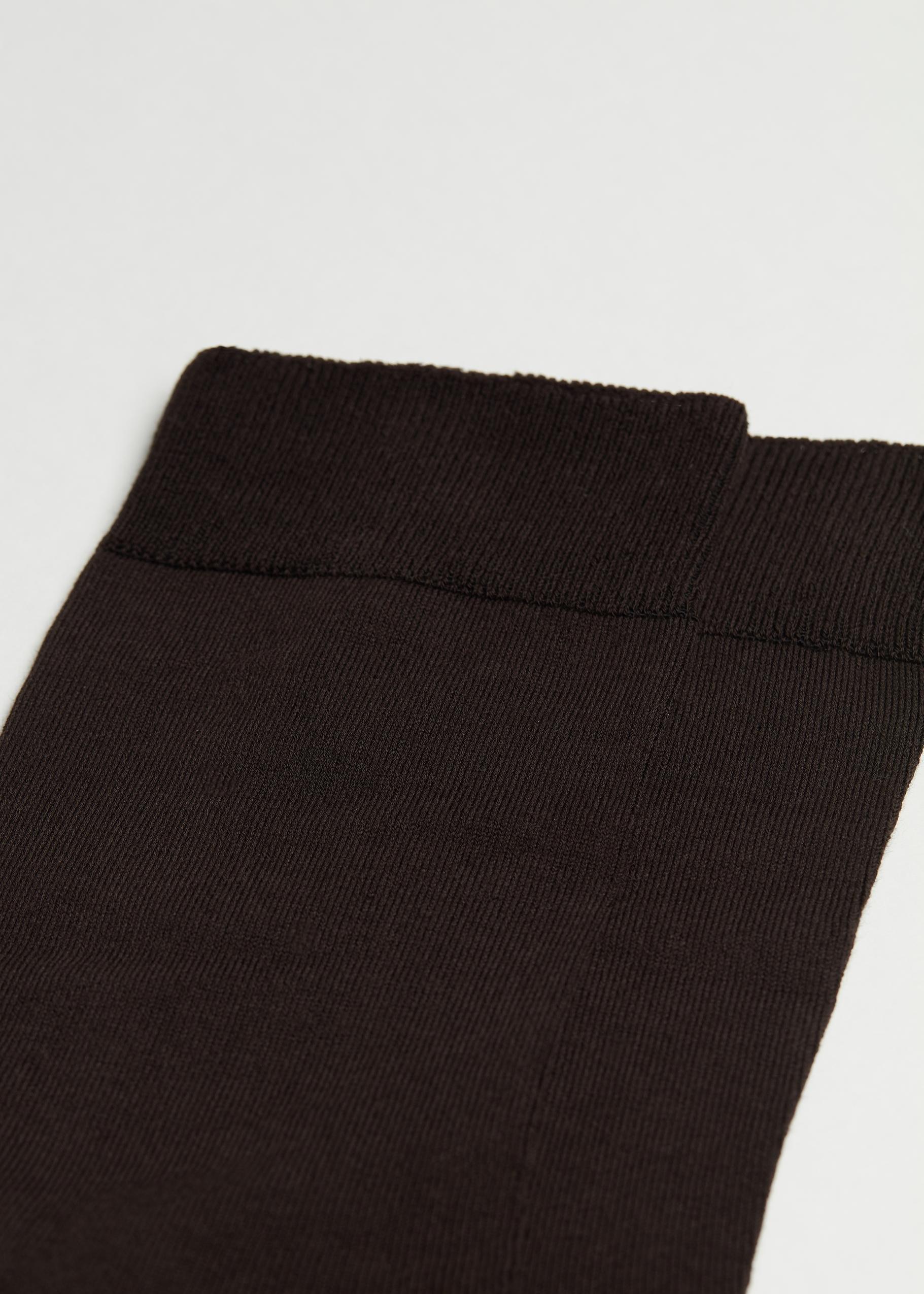 Brown Short Stretch Socks, , large image number 0