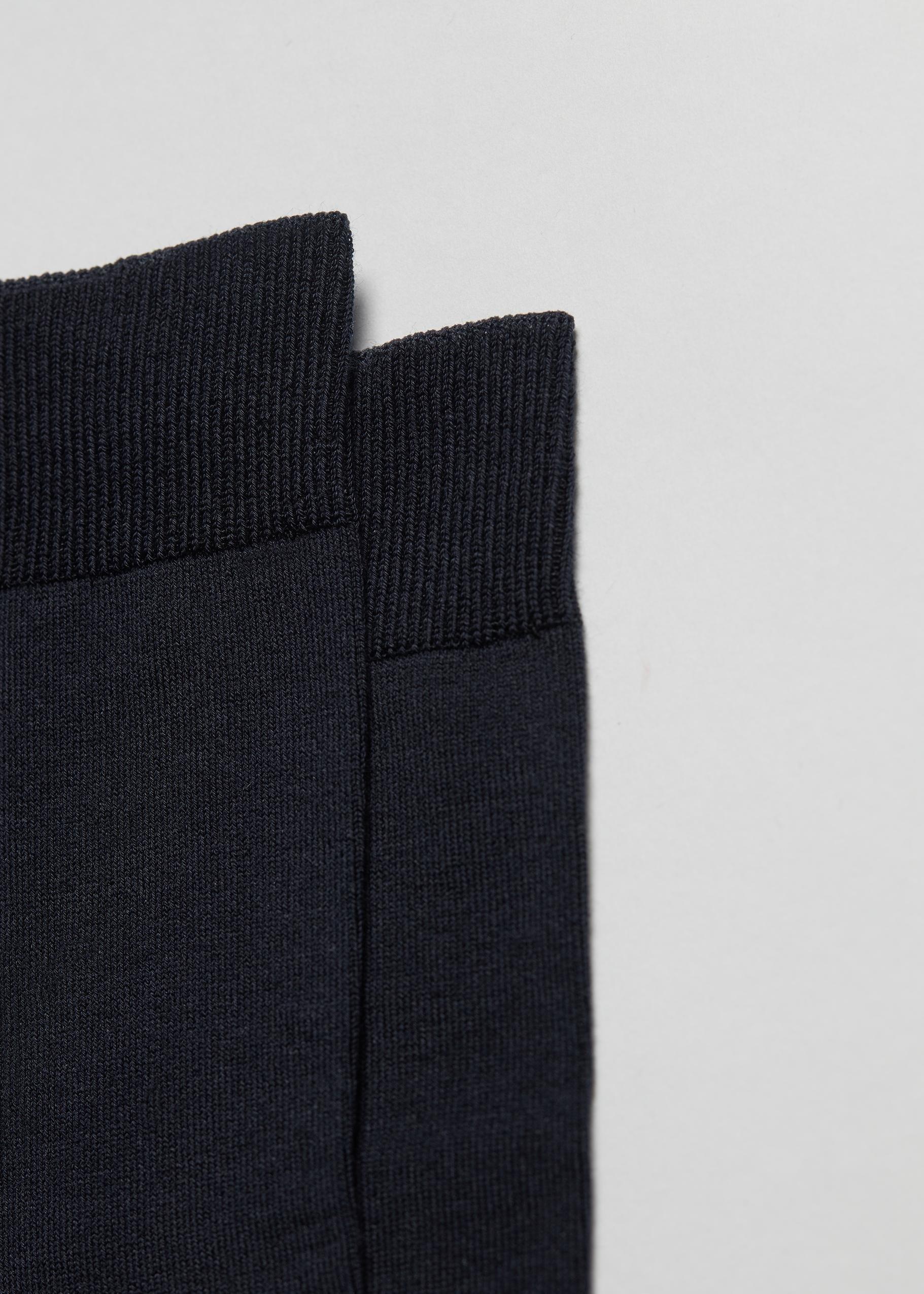Navy Short Stretch Socks, , large image number 0