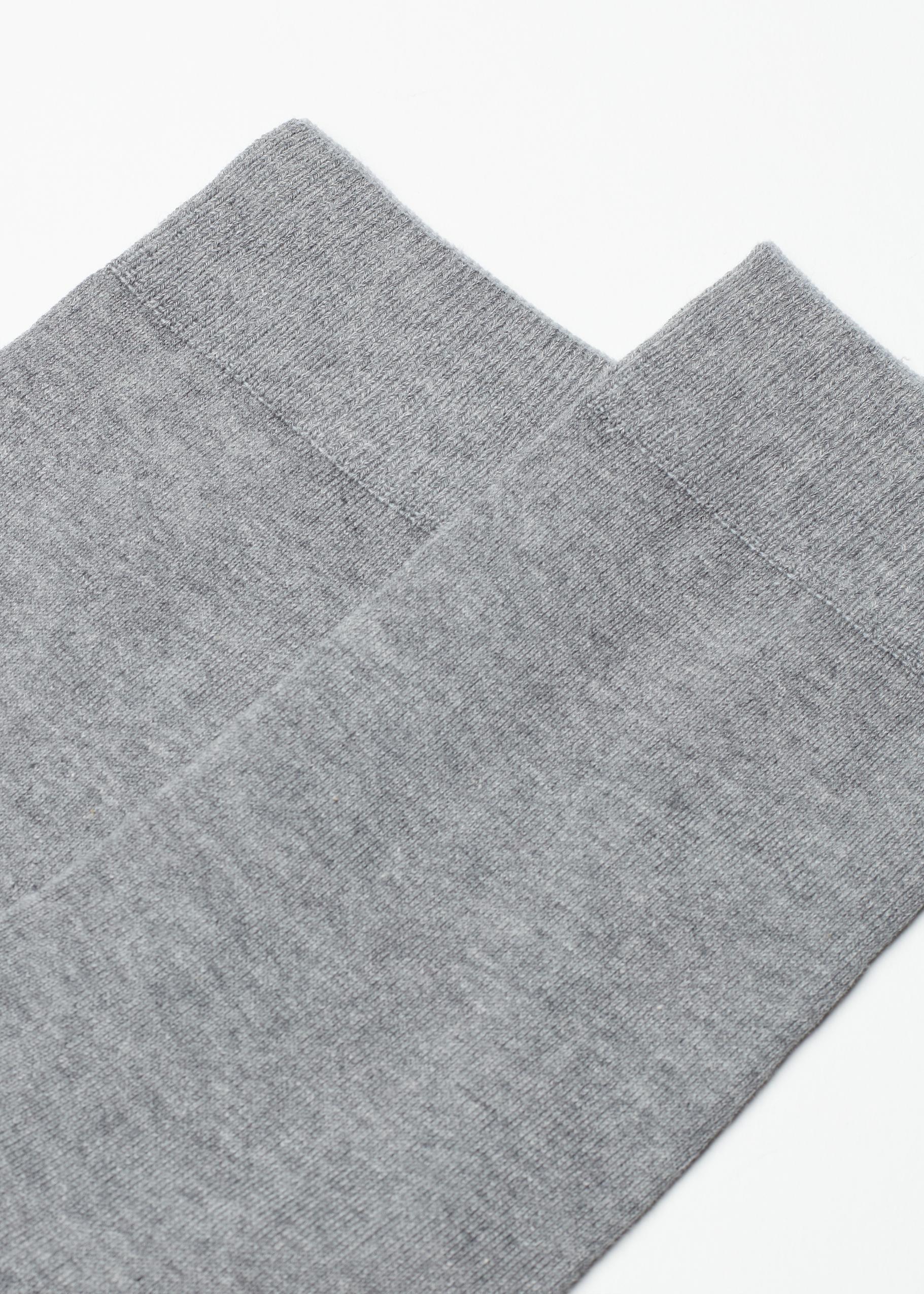 Grey Short Stretch Socks, , large image number 0