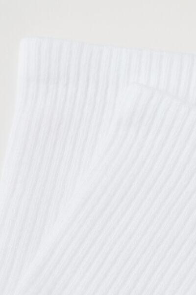 White Short Sport Socks, , large image number 1