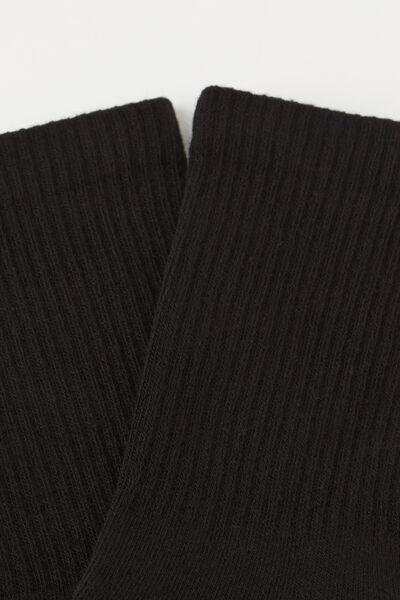 Black Short Sport Socks, , large image number 1