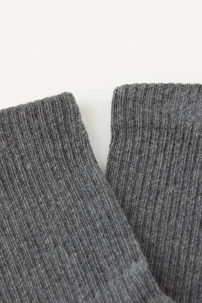 Grey Short Sports Socks, , large image number 1