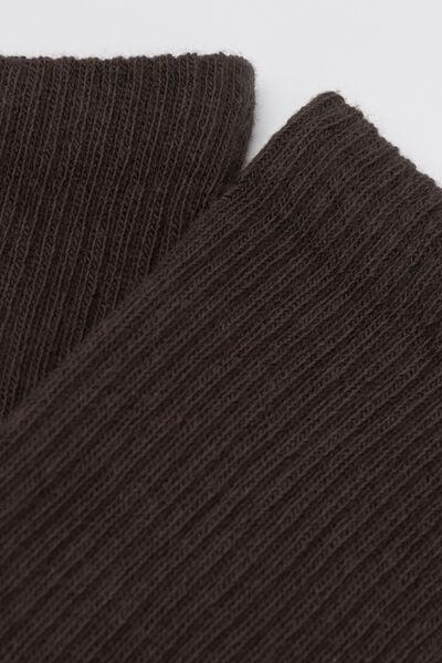 Brown Short Sport Cotton Socks, 5501_284D, large image number 1