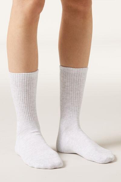 Grey Short Sport Socks, , large image number 0