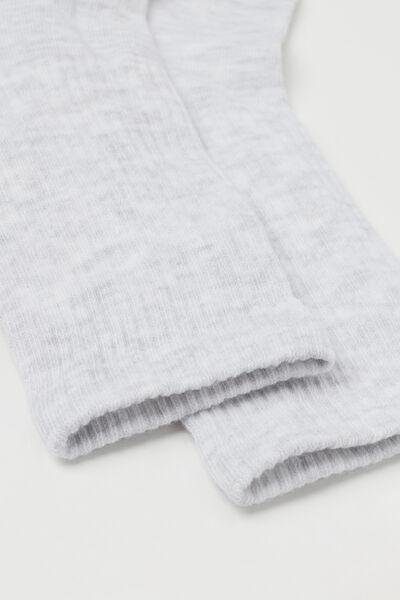 Grey Short Sport Socks, , large image number 1