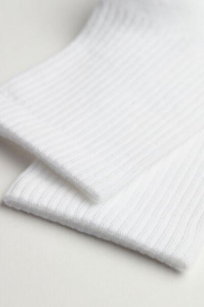 White Short Sport Socks, Men, , large image number 0