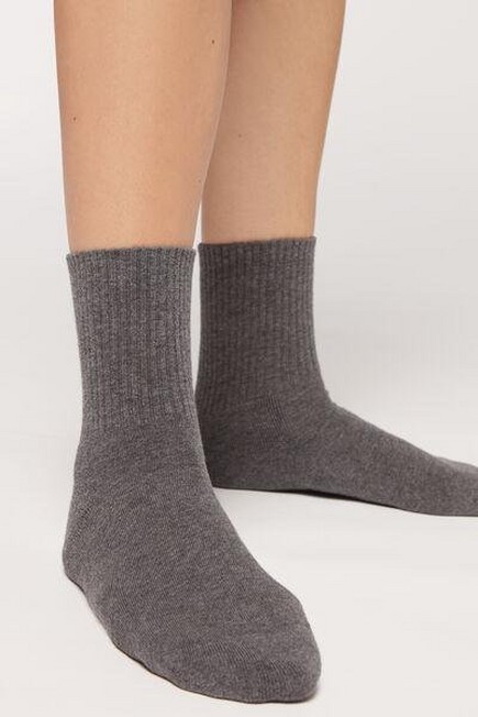 Calzedonia - Grey Blend Unisex Short Sport Socks