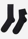 Calzedonia - Black Lisle Thread Ankle Socks, Men