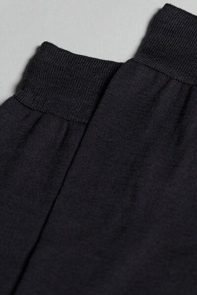 Grey Lisle Thread Ankle Socks, Charcoal Grey Blend, large image number 3