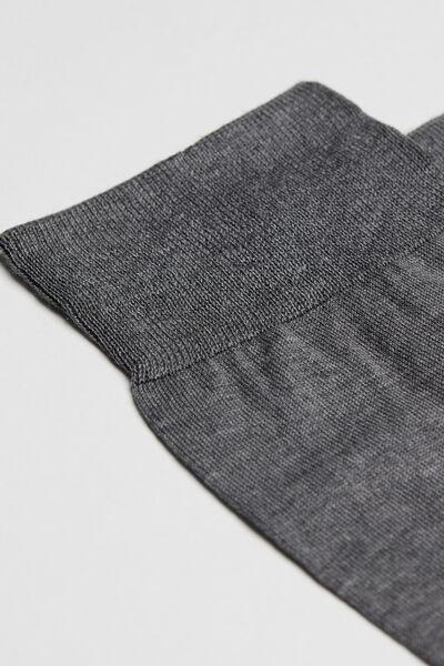 Grey Trimmed Crew Socks, , large image number 2