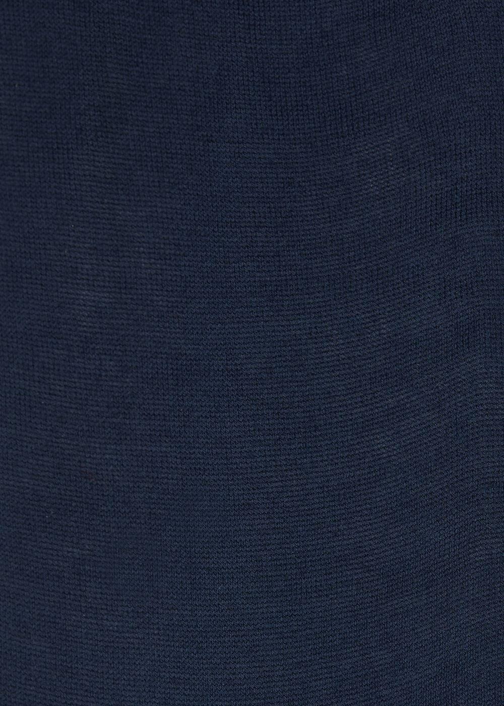 Blue Lisle Thread Ankle Socks, , large image number 1