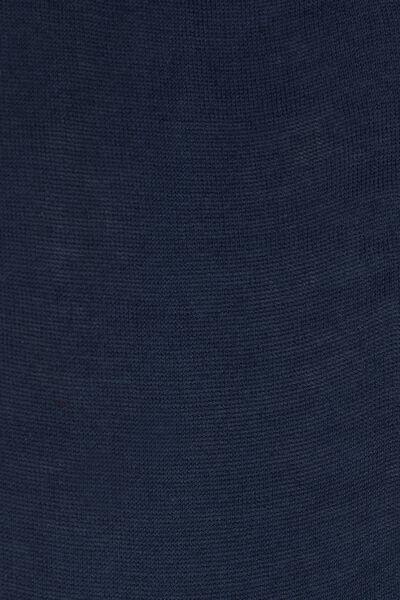Blue Lisle Thread Ankle Socks, , large image number 2
