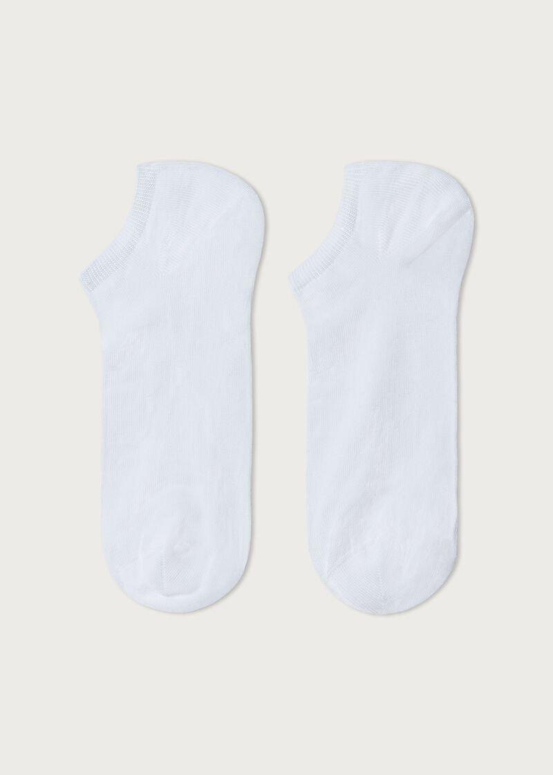 White No-Show Socks, , large image number 3
