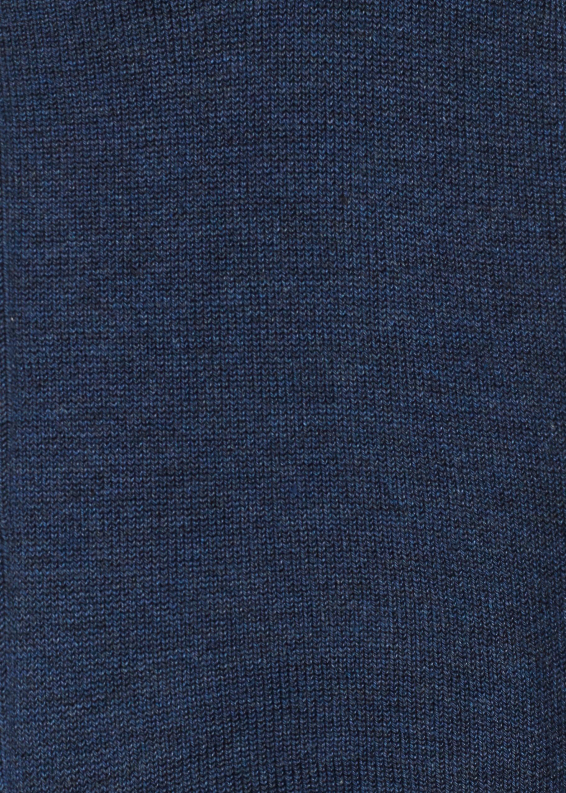 Blue Cotton No-Show Socks, Unisex, , large image number 1