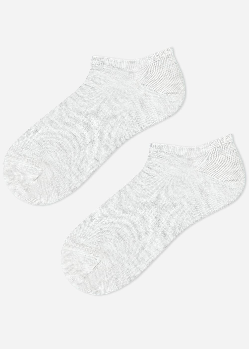 Grey No-Show Socks, , large image number 0