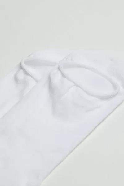 White No-Show Socks, White, large image number 4