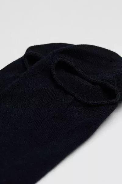 جوارب قطنية زرقاء اللون للجنسين, Blue, medium