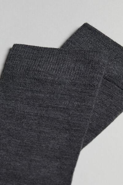 Grey Short Crew Socks, , large image number 2