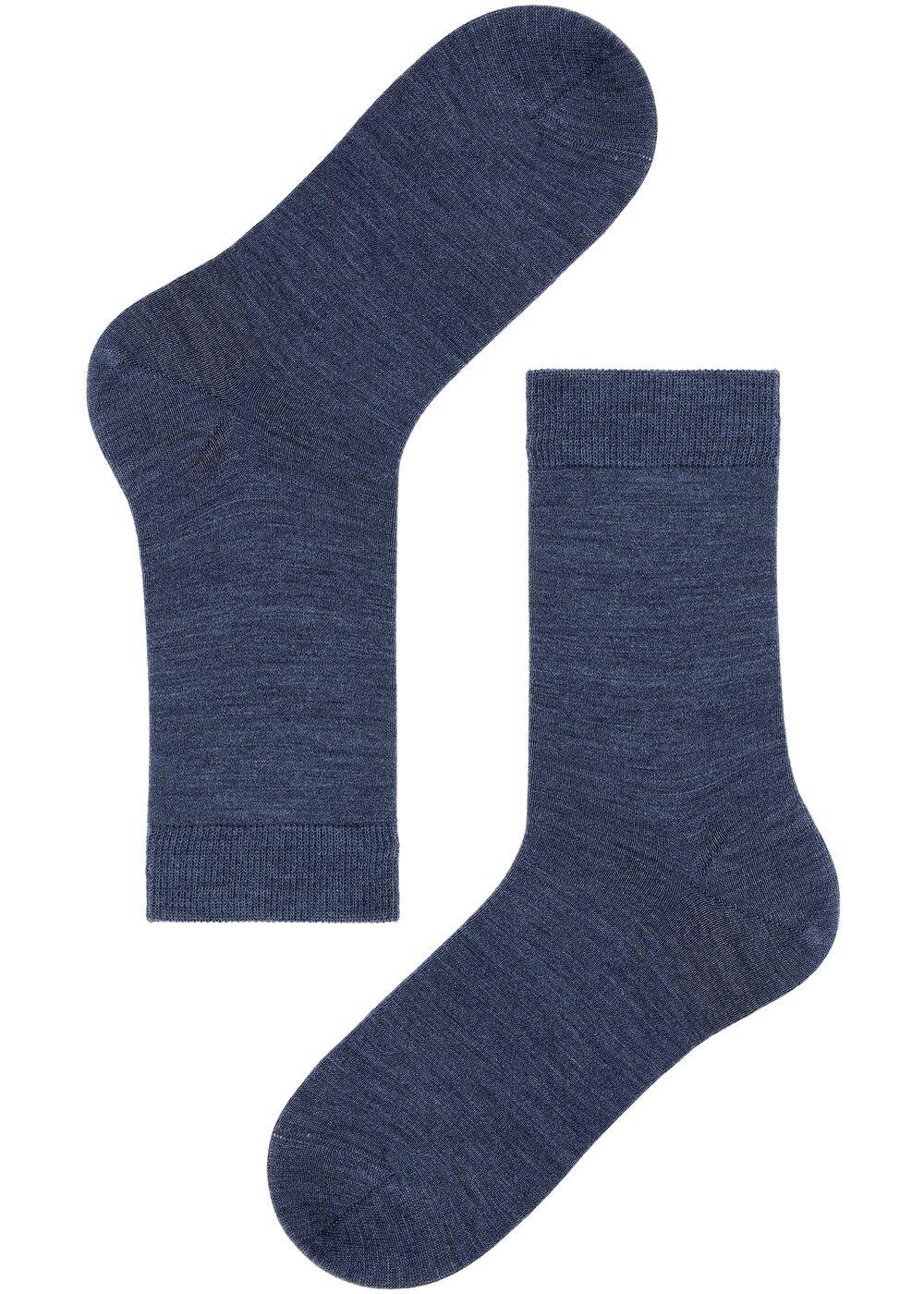 Calzedonia - Navy Short Wool And Cotton Socks