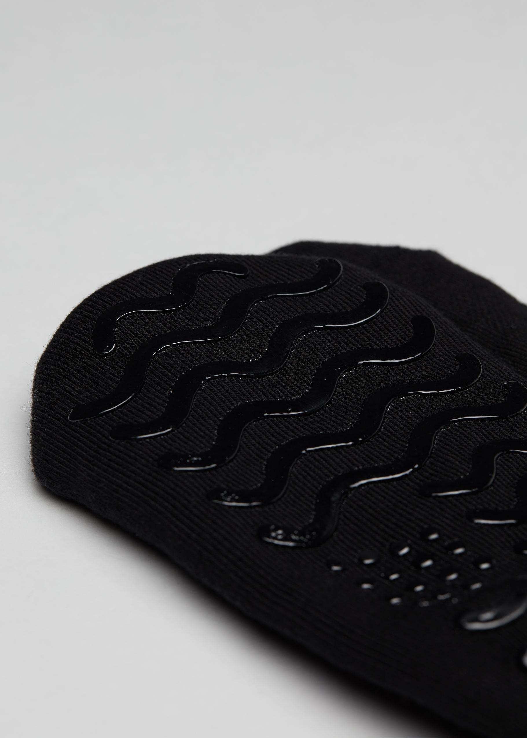 Black Non-Slip Short Socks - One-Size, Black, large image number 1