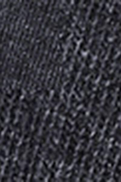 Charcoal Grey Blend Short Cuffed Cotton Socks, No Elastic, Men - One-Size, 5501_020, large image number 3