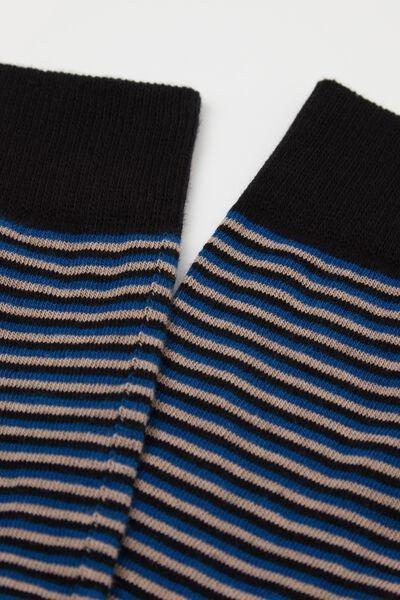 Multicolour Patterned Short Socks, 5501_322D, large image number 0