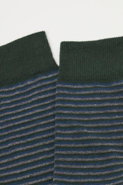 Multicolour Patterned Short Socks, 5501_323D, large image number 0
