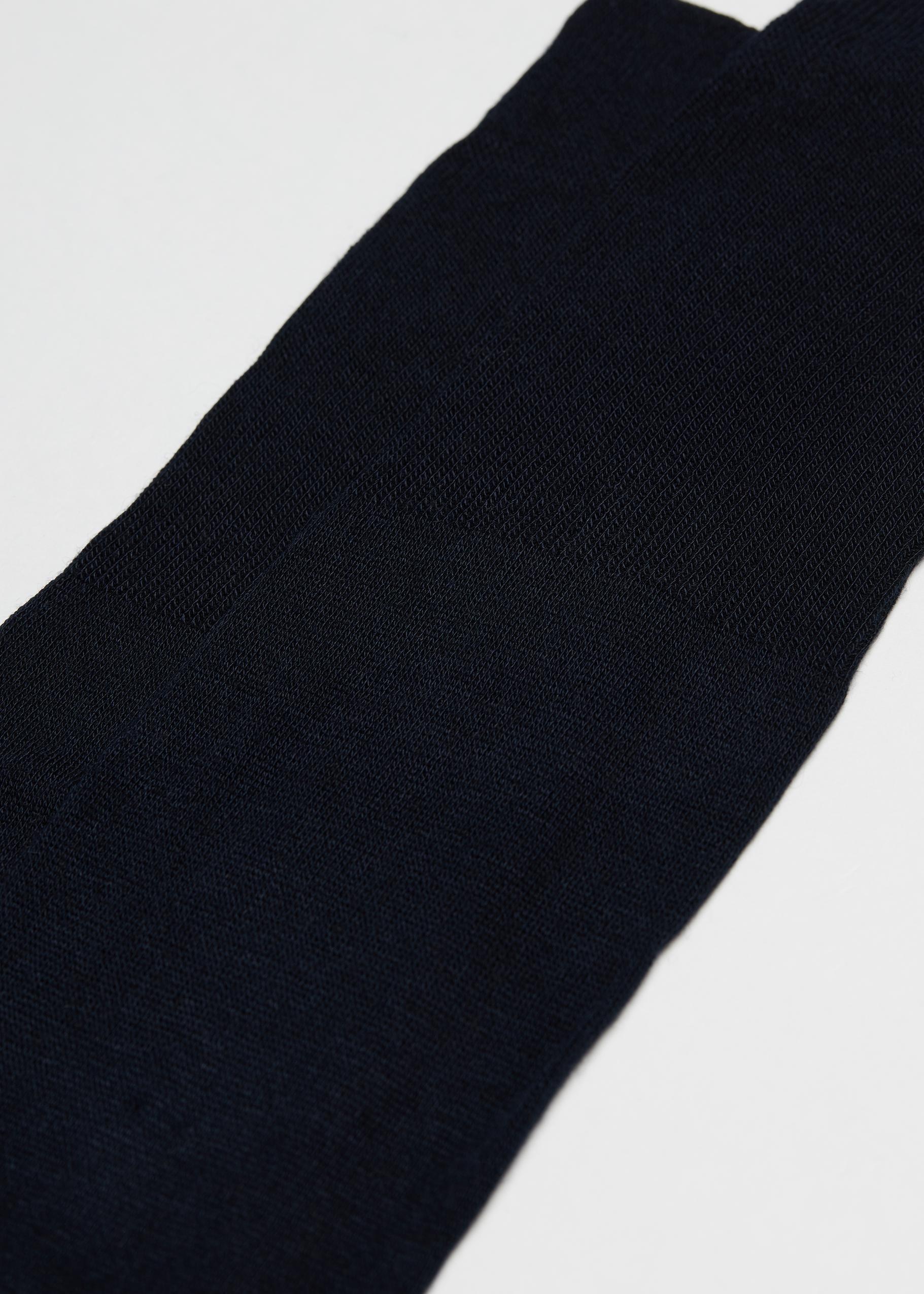 Blue Cashmere Long Socks, , large image number 1