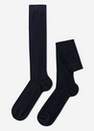 Calzedonia - Blue Long Warm Cotton Socks, Men