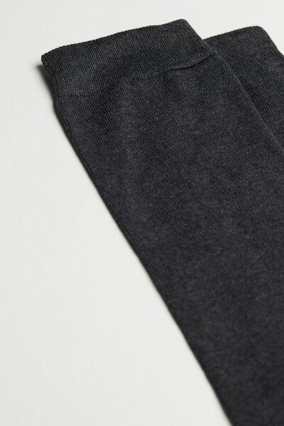 Grey Long Warm Cotton Socks, , large image number 2