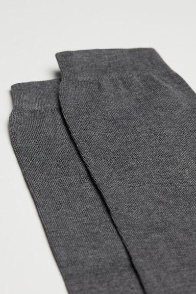 Grey Long Warm Cotton Socks, , large image number 2