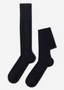 Calzedonia - Blue Long Lisle Socks, Men