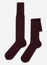 Calzedonia - BURGUNDY RED Men�s Long Lisle Thread Socks