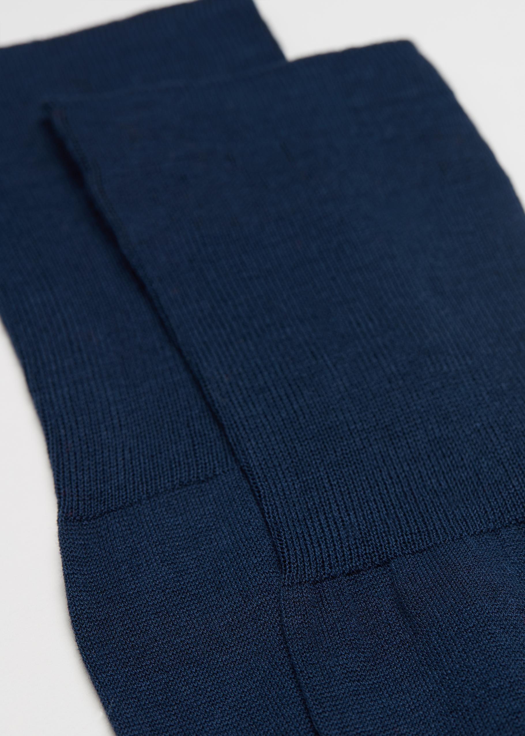 Ocean Blue Long Lisle Socks, , large image number 2