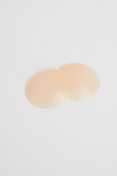 Beige Silicone Pasties, Transparent Skin, large image number 1