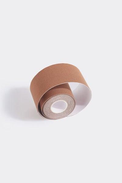 Beige Self-Adhesive Fabric Tape, Brown Mocha, large image number 1