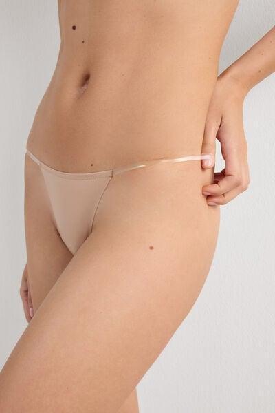 Beige Ultralight Invisible Thong, Soft Beige, large image number 5