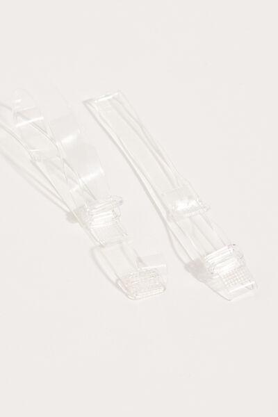 Transparent Bra Straps, Transparent, large image number 1