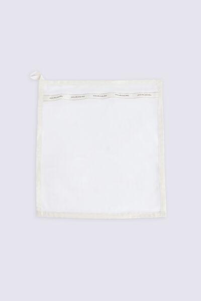 Cream Lingerie Laundry Bag, , medium