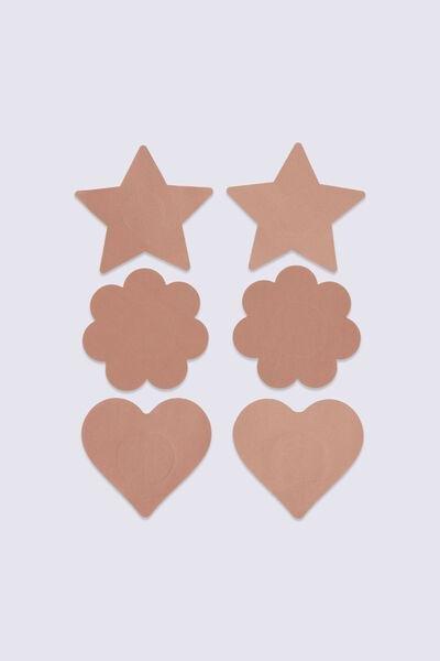 Beige Fabric Pasties, Medium Beige, large image number 0
