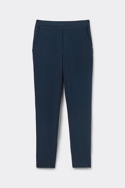 Navy Straight Leg Trousers, , large image number 2