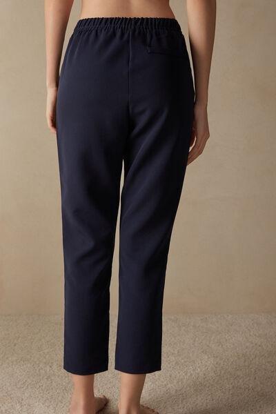 Navy Straight Leg Trousers, , large image number 3